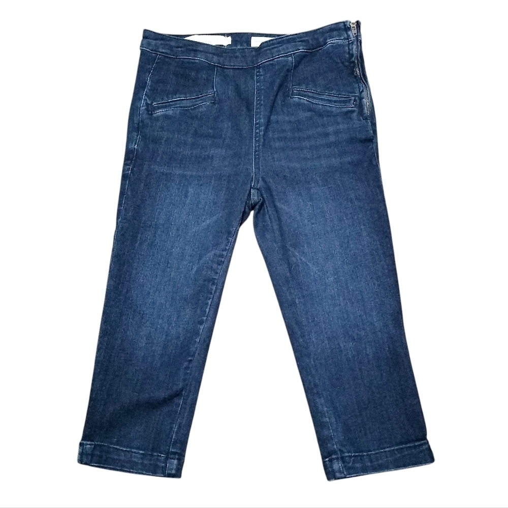 Pilcro & The Letterpress Anthropologie 26 Womens High Rise Capri Denim 